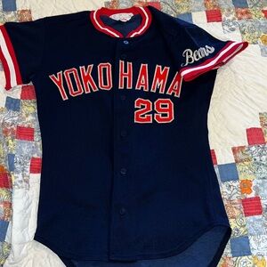 Vintage Japan Yokohama Bears Rawlings 29 baseball jersey medium